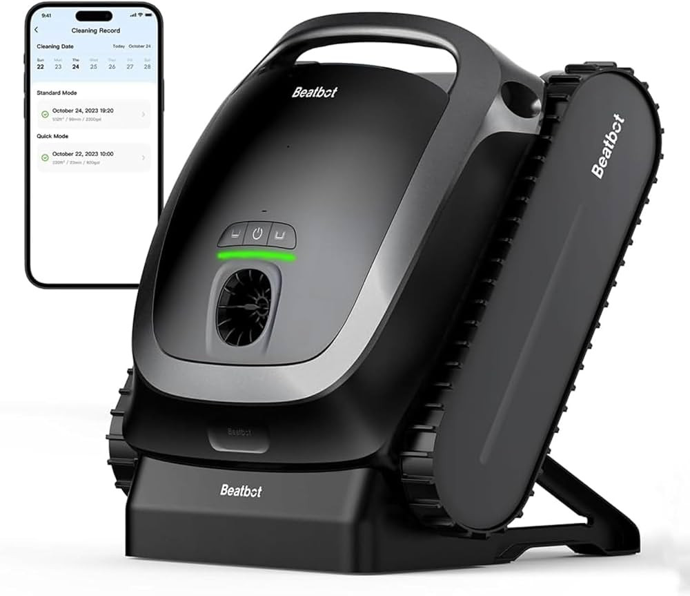 AquaSense Cordless Robotic Pool Vacuum Cleaner - Intelligent Path Opimization, Cleans Floor, Wall... | Amazon (US)