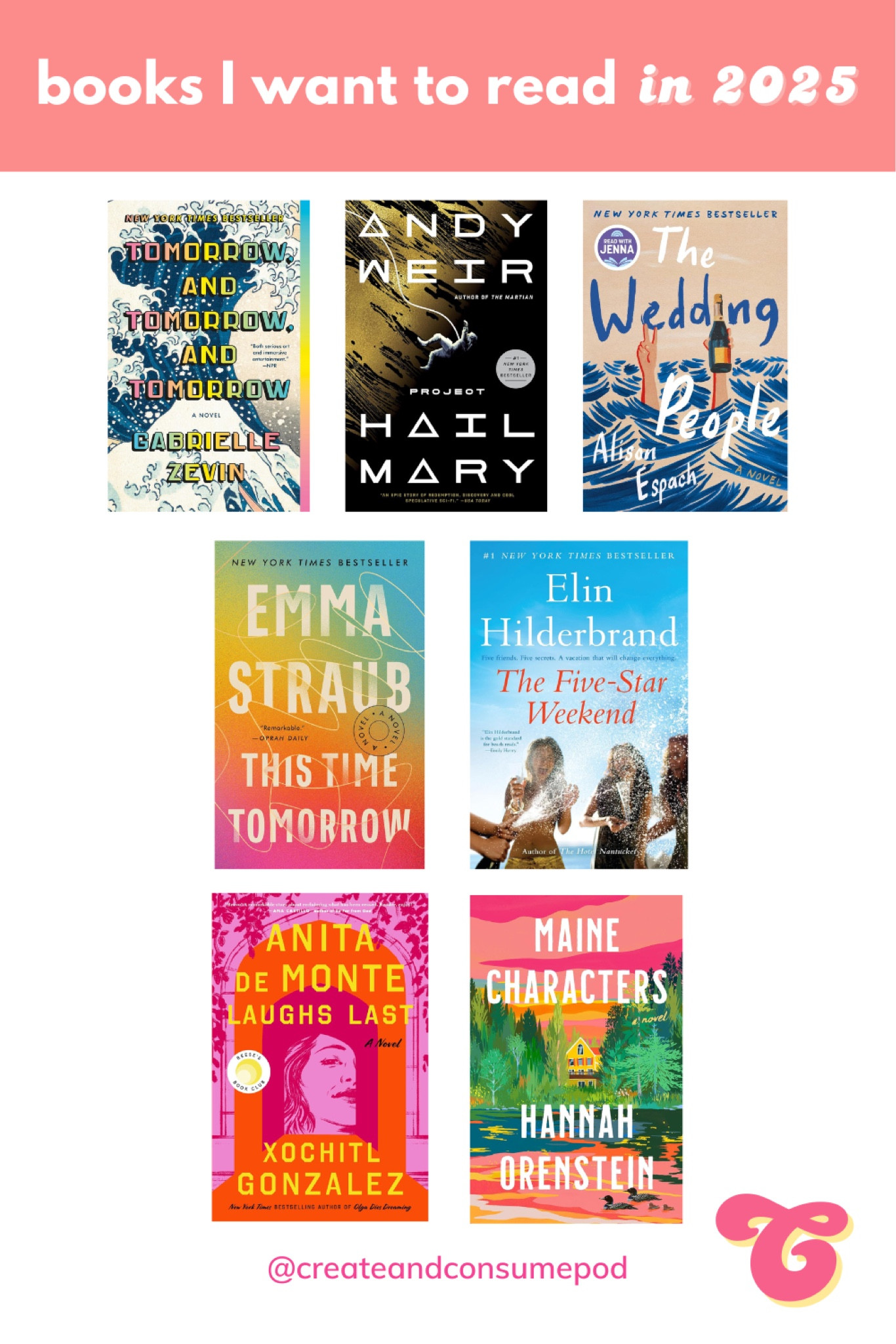 Books I want to read in 2025! From authors like Elon Hildebrand and Emma Straub I can’t wait to dive into these this year  

#LTKFindsUnder50