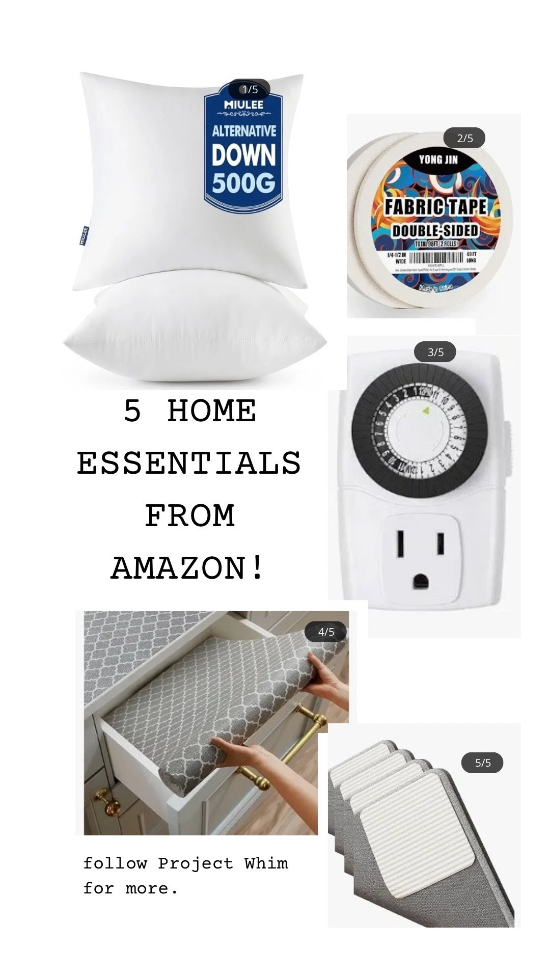 My 5 Favorite Home Essentials from Amazon for instantly elevating your home and making your life easier.

#LTKdayinmylife #LTKHome #LTKmorningroutine
