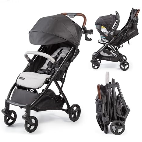 Ingenuity 3Dquickclose CS+ Compact Fold Stroller – Lightweight Stroller with Oversized Canopy, ... | Amazon (US)