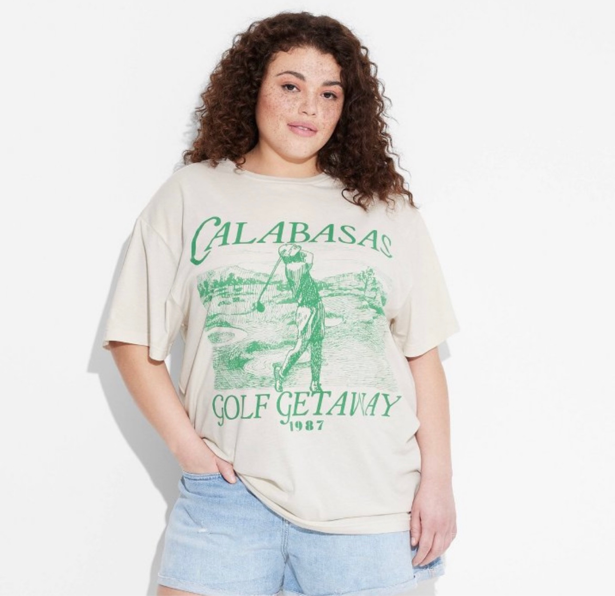 fun calabasas gold getaway oversized Tshirt 

#LTKMidsize #LTKSummerSales #LTKPlusSize