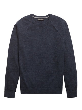 Organic Cotton Crew-Neck Sweater | Banana Republic (US)