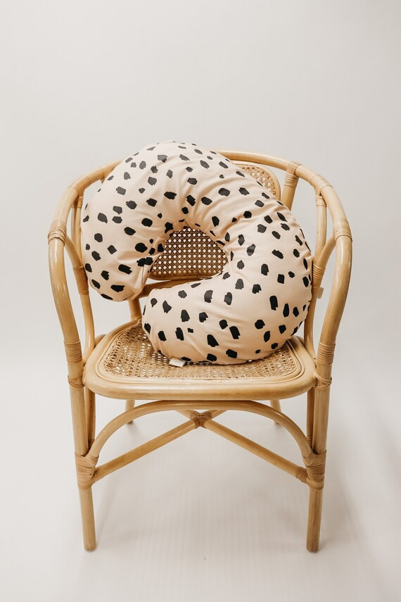 Printed Beige Nursing Pillow - Nursing Pillow Cover - Tummy Time Support - Baby Essentials - Bopp... | Etsy (US)