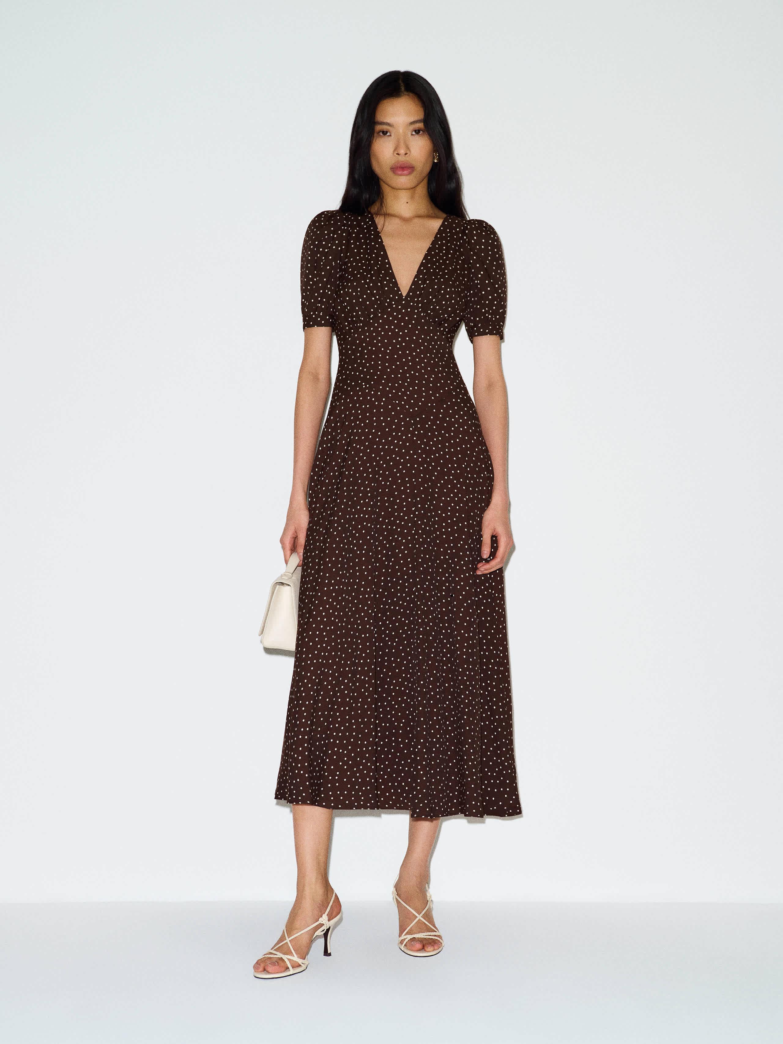 Reformation Naira Dress Brown 12 | Reformation (Global)