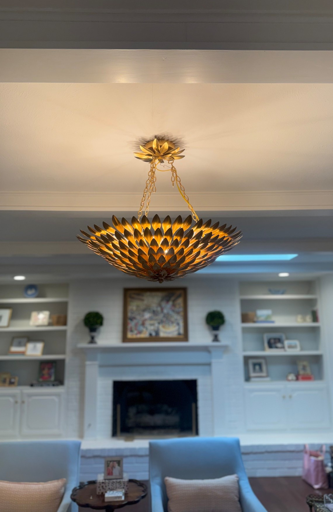 In love with my living room light! I have the semi flush mount one! It's currently 20% off & free shipping!!