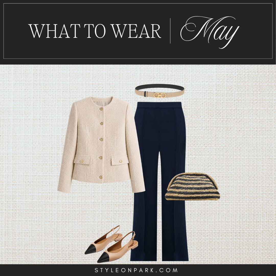 A polished outfit formula that works for dinners, the theater, events, meetings, or travel nights out.

Classic navy, soft neutrals, and timeless accessories always feel elevated without trying too hard. 

 #LTKootd #LTKWorkwear #LTKTravel