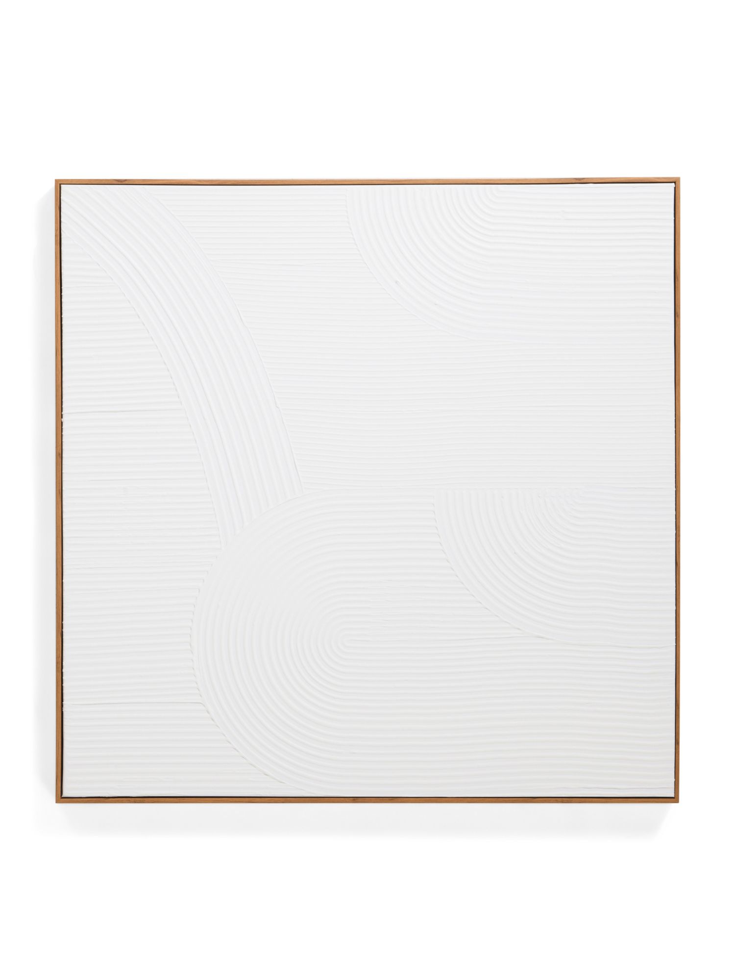 30x30 White Plaster Rainbows Walnut Wall Art | Home | Marshalls | Marshalls
