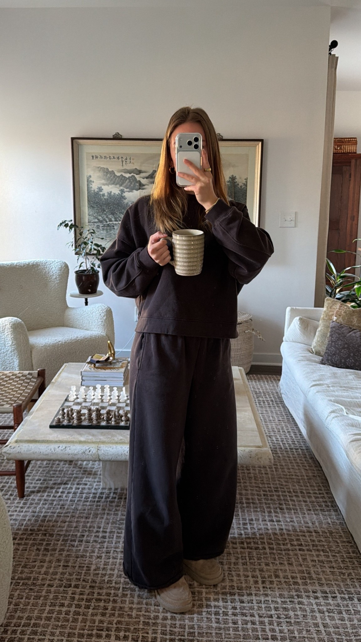 11/24/25 Coziest morning in my most worn brown GAP lounge set — truly my #1 favorite right now. It’s soft, comfy, oversized in all the right ways, and officially made it onto my gift guides this year 🤎✨ Wearing XS in the pants and M in the sweatshirt.


#LTKootd #LTKmorningroutine #LTKGiftGuide