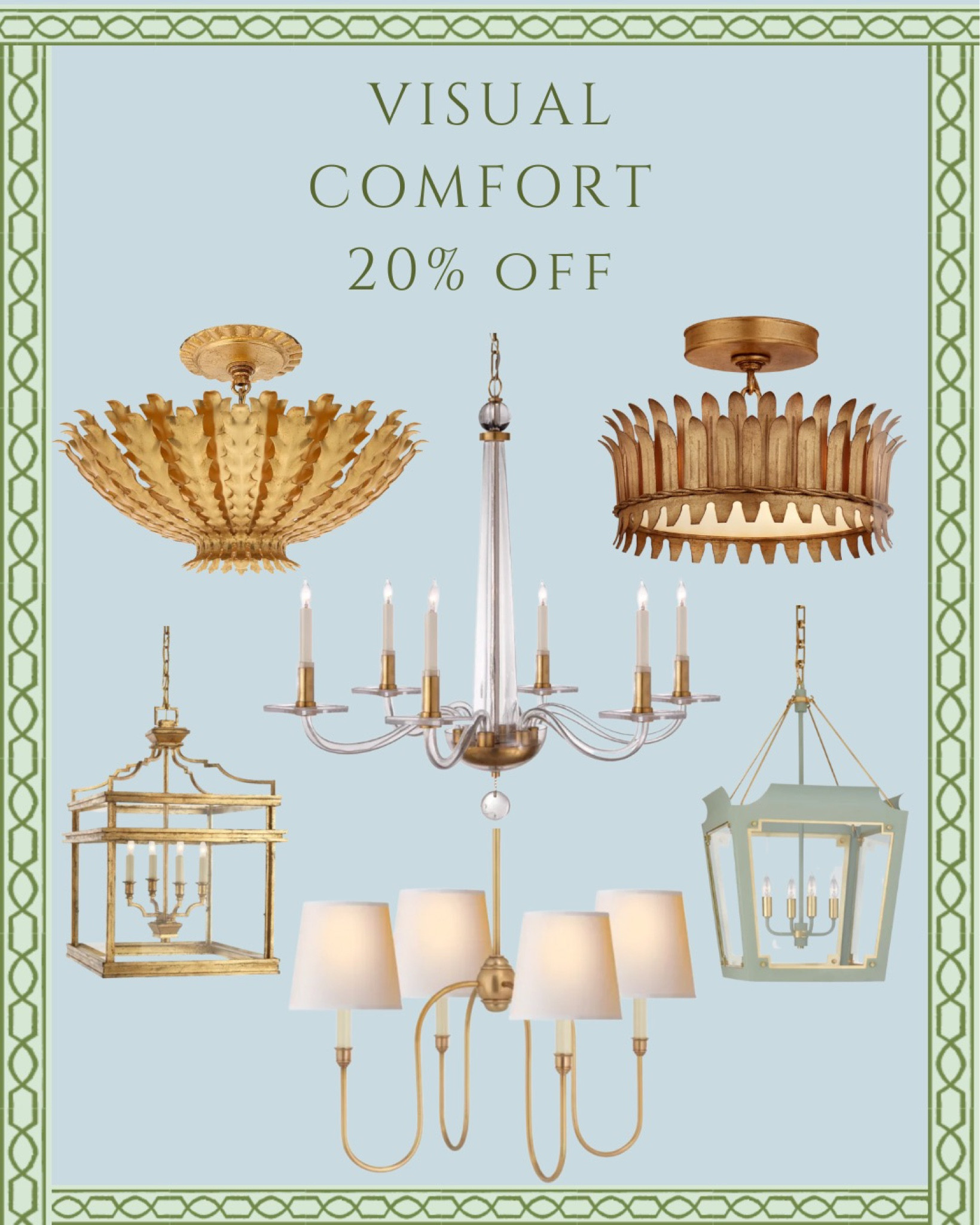 Some of my favorite light fixtures from visual comfort are 20% off through the 29th! This sale is a big deal! 

Flush mount
Chandelier
Lantern pendant


#LTKhome #LTKsalealert #LTKCyberweek