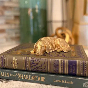 Sleeping Golden Retriever Figurine |  Modern Dog Statue | Home Decor | Gift for Dog Lovers | Etsy (Global)