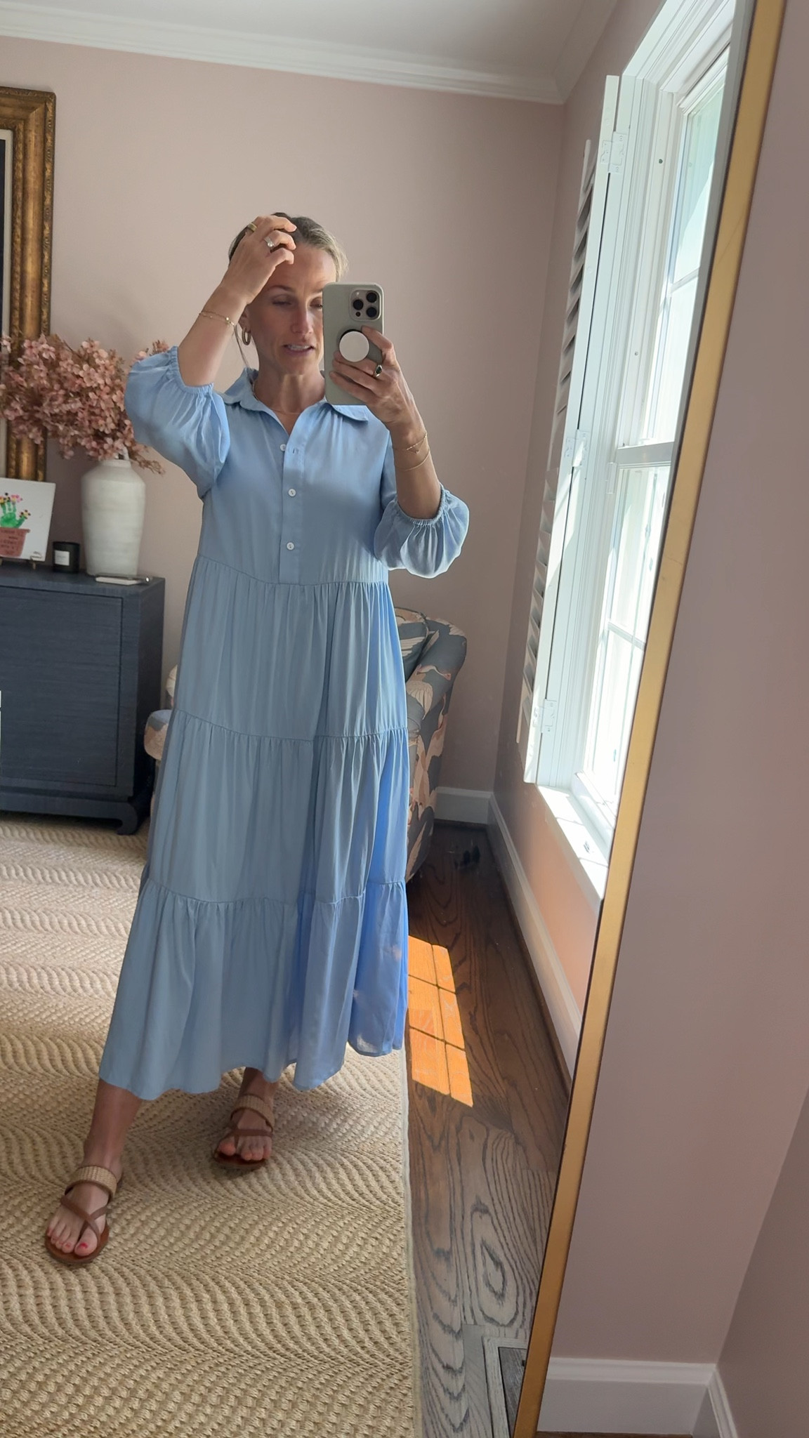 Tuckernuck dress dupe from Amazon- I don’t love the fabric but I love the style so I might get the real thing! Wearing a size small

#LTKStyleTip