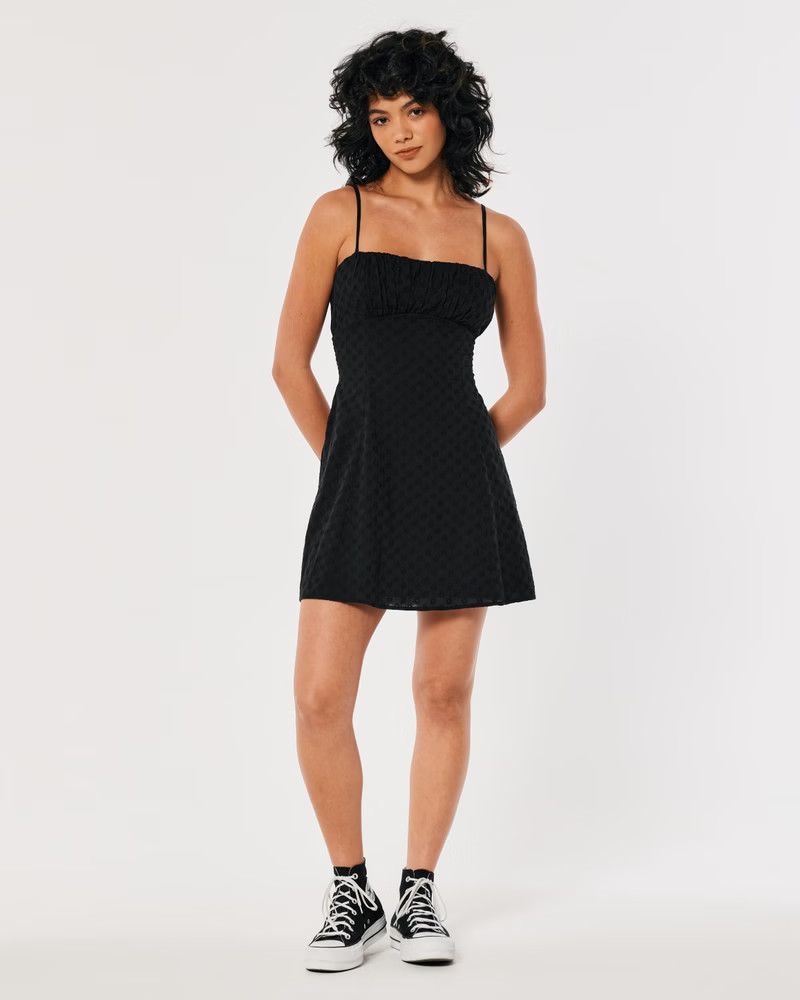 Tie-Back Babydoll Dress | Hollister (US)