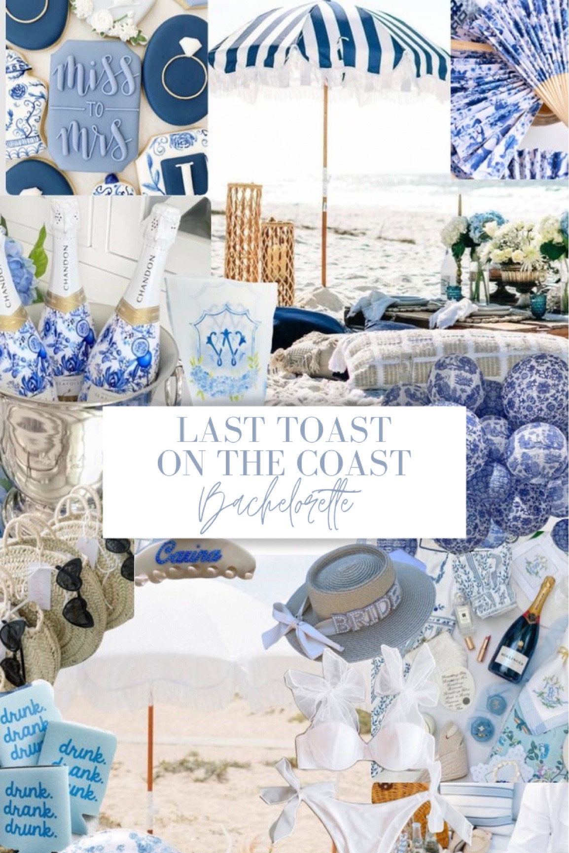 LAST TOAST ON THE COAST BACHELORETTE 🩵🌊💍


Bachelorette party idea, coastal bachelorette, beach bachelorette, beach party, bride, bridal party, wedding, beach wedding, Charleston, seaside, 30A, 30A bachelorette, bach decor, beach bach, coastal decor 

#LTKtravel #LTKunder50 #LTKwedding