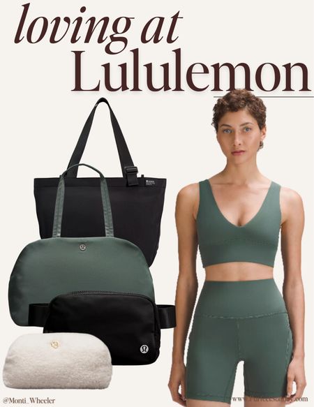 Loving the sage green colors for fall over at Lululemon. 

Activewear, athletic wear, matching sets, 
Gym bags, bum bags, belt bags. 




#LTKGiftGuide #LTKfitness #LTKstyletip