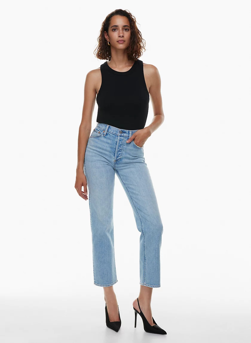 THE ARLO HI-RISE STRAIGHT JEAN | Aritzia
