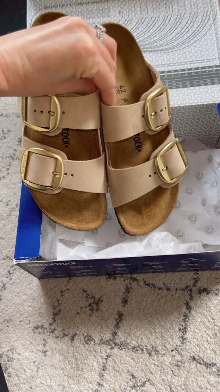 I have the sandcastle color in the big buckle style.  Ordered my normal size but did the narrow ones!

#LTKFestival #LTKshoecrush #LTKFind