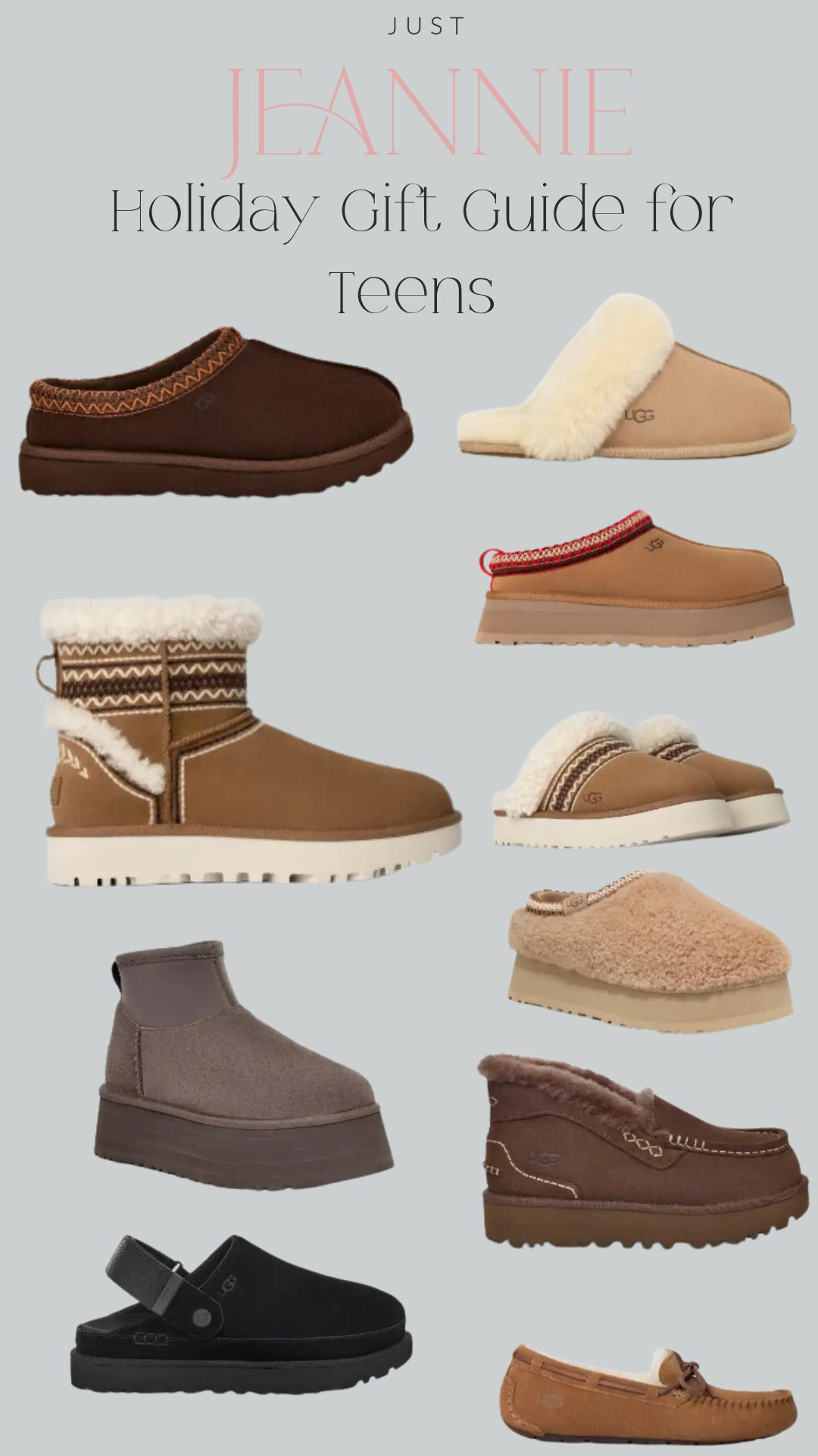 Cozy Up Their Holidays! 🎁 Give the gift of comfort with our adorable UGG picks for teens. From snuggly slippers to mini boots that match yours, these toasty treasures will keep little feet warm all winter long. The hardest part? Choosing between the cute colors and styles! Make their season extra special with the coziest presents under the tree. ❄️

#UGGKids #GiftsForKids #giftsforteens #HolidayGifts #MiniMe 

 #LTKCyberWeek #LTKGiftGuide #LTKHoliday