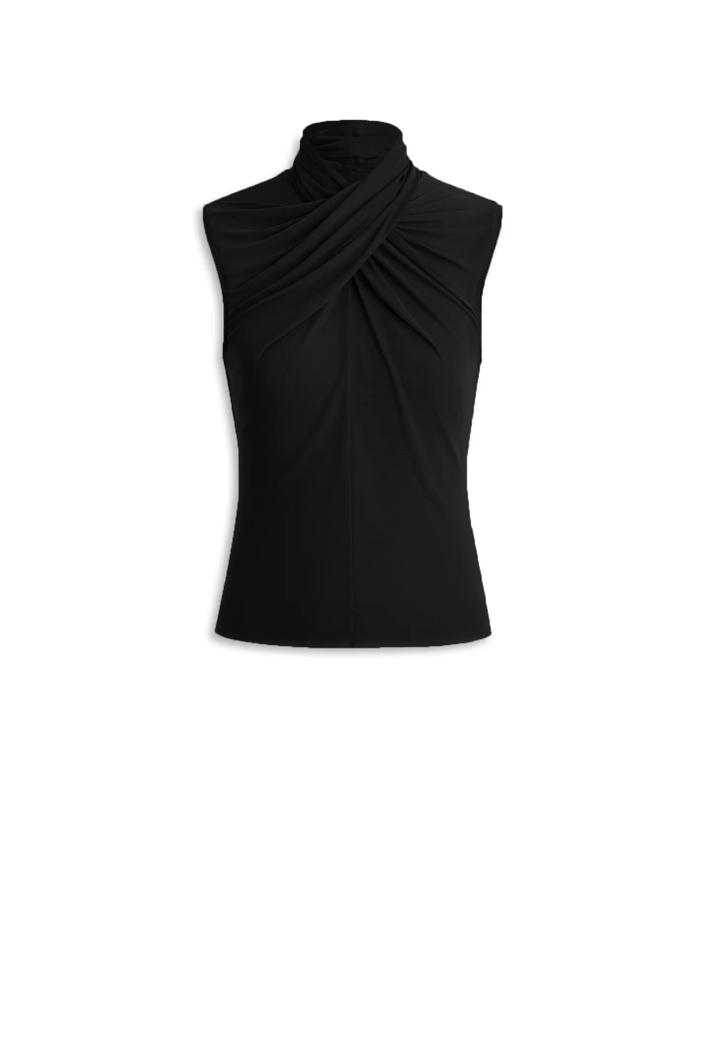 MESH TURBAN SLEEVELESS TOP - BLACK - Scanlan Theodore | Scanlan Theodore AU