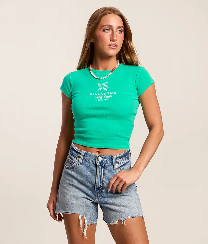 Summer Icons Goddess Cropped T-Shirt | Buckle