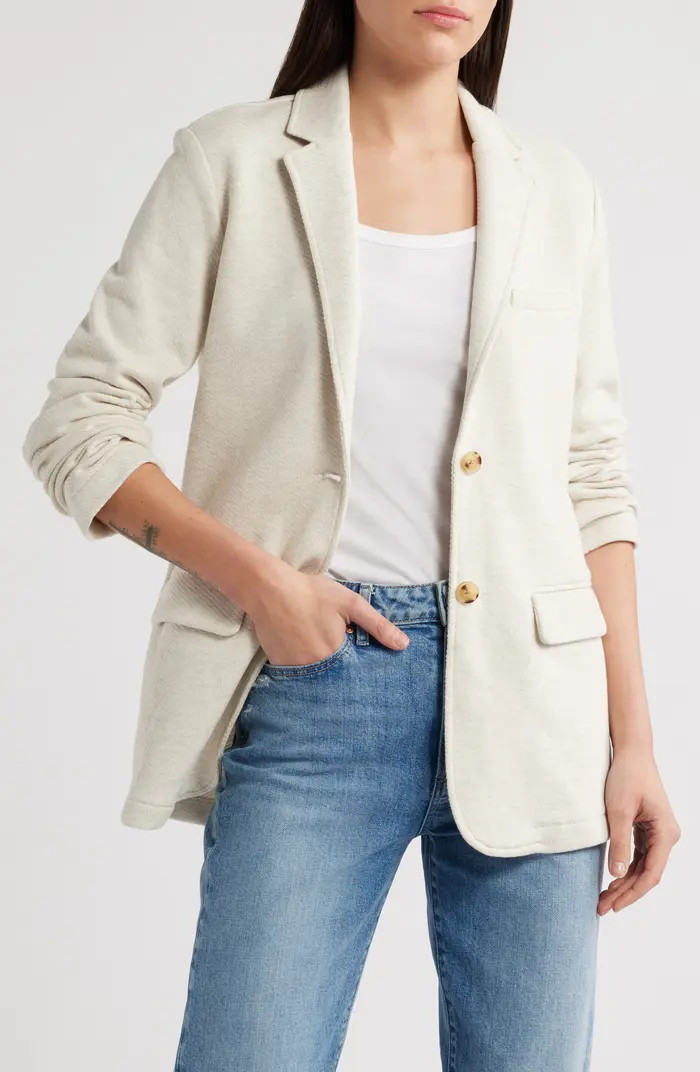 Faherty Inlet Cotton Blend Knit Blazer | Nordstrom | Nordstrom