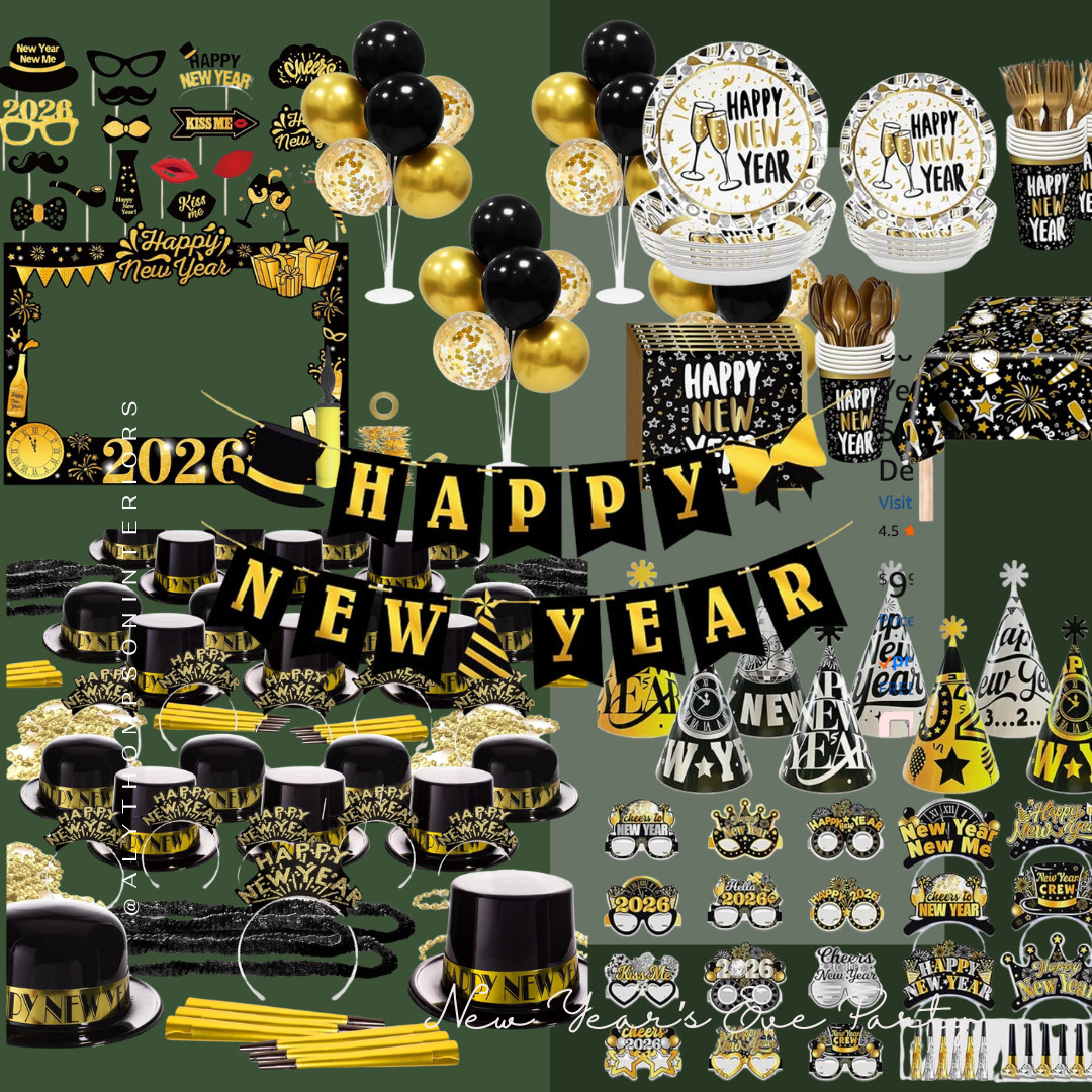 New Years Eve Party Supplies 2026 | Happy New Year Decorations 2026 Centerpieces| New Years Table Decorations | New Years Eve Decorations for Table 

  

 #LTKHoliday #LTKSeasonal #LTKFindsUnder100
