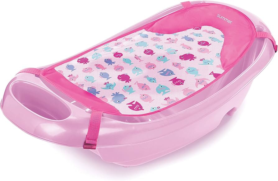 Summer Splish 'N Splash Newborn to Toddler Bath Tub, Pink | Amazon (US)
