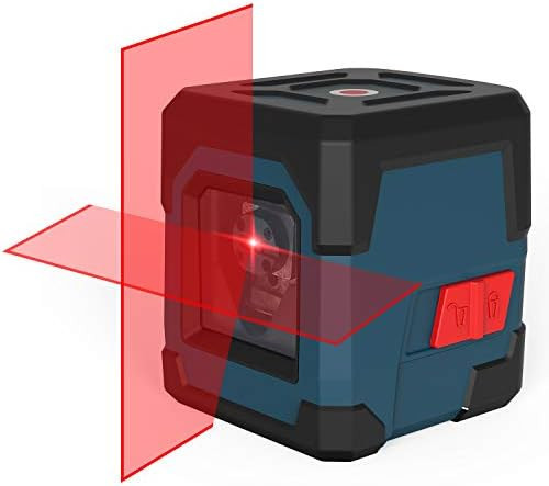 Laser Level, RockSeed 100 Feet Cross Line Laser with Self-Leveling, Vertical and Horizontal Line,... | Amazon (US)