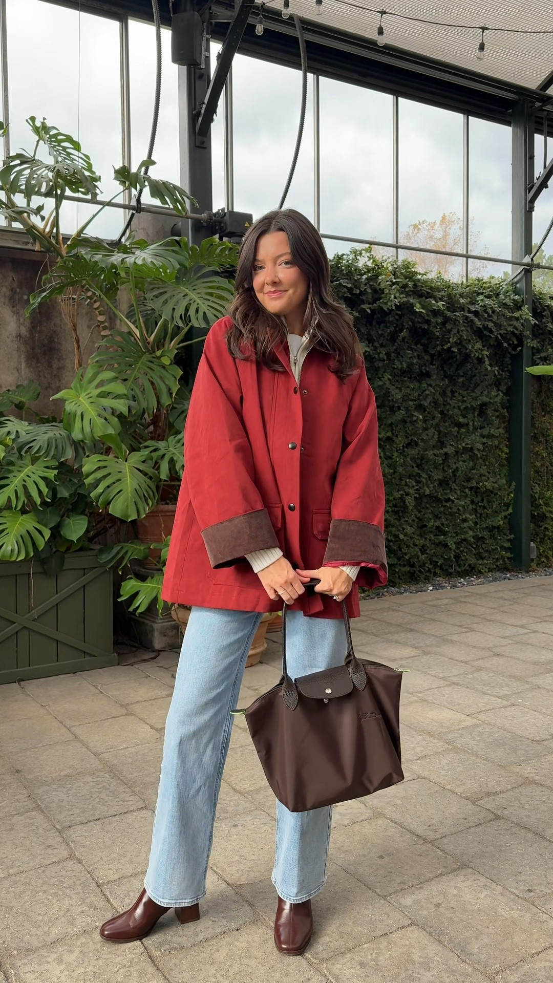 Fall outfit of the day! I’m 5’7” wearing a size small in the tshirt and sweater, true size 25 in the jeans (some stretch!) and a size small in the jacket  

#LTKFindsUnder100 #LTKStyleTip #LTKSeasonal