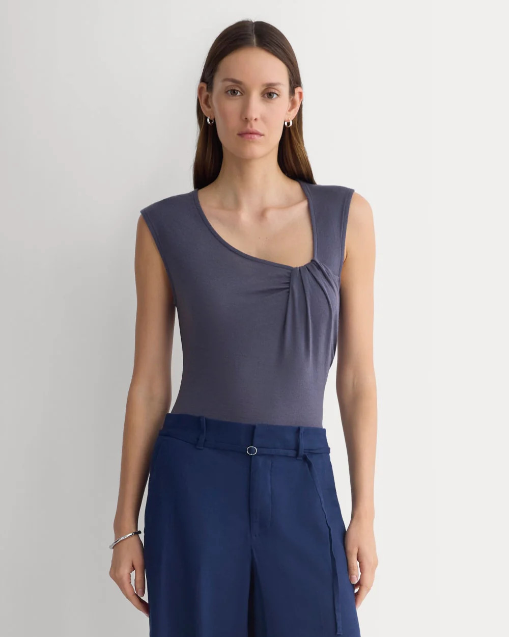 Asymmetrical Top in Butterluxe | Graystone | Everlane