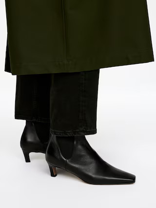 Square-Toe Ankle Boots | Arket UK