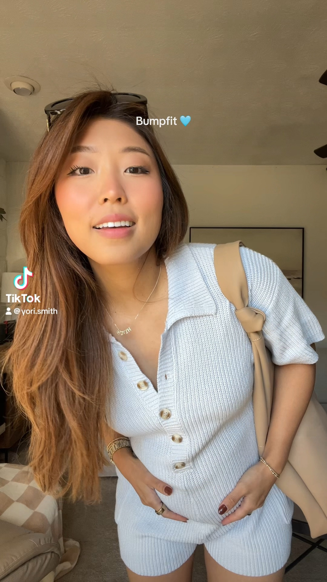 Bumpfit 🩵 the short sleeve version is out of stock 🥲

#LTKbump #LTKbaby