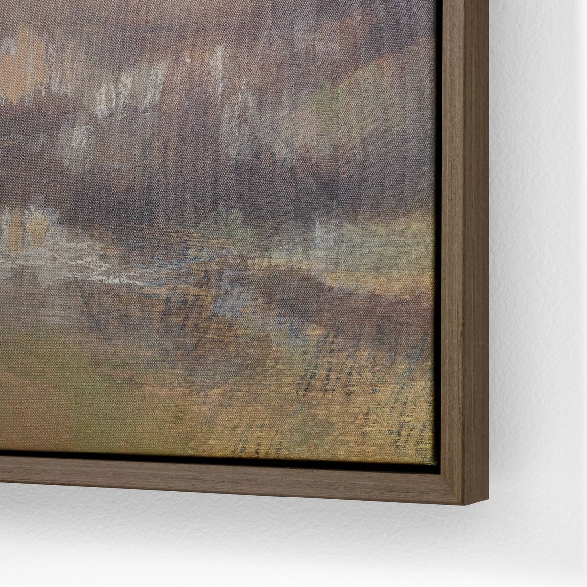 36"x36" Dark Fields Framed Canvas - Threshold™ designed with Studio McGee | Target