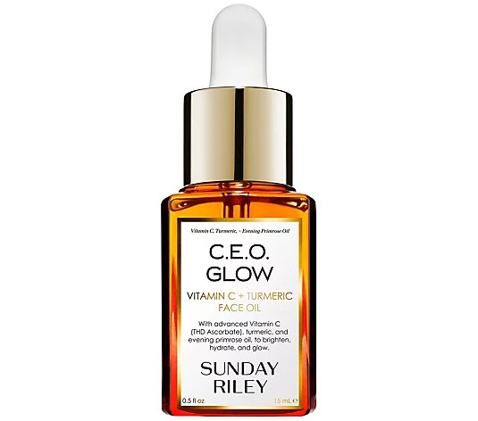 Sunday Riley C.E.O. Glow Vitamin C TurmericFace Oil, 0.5oz | QVC