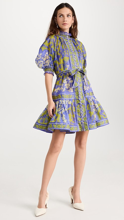 Raie Lantern Mini Dress | Shopbop