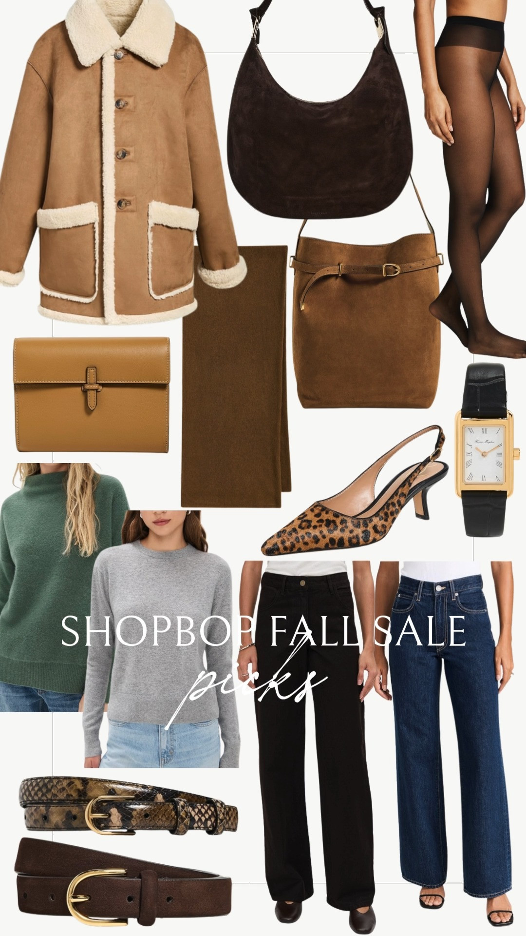 Shopbop Sale picks! 🍂 This edit focuses on fall essentials with a few key pieces that will transition seamlessly into winter. A pop of leopard, a cozy coat, staple daytime and night out bags, chic sweaters, and elevated belts!

Shopbop sale, shopbop fall sale, madewell sale, brown scarf, sherpa coat  

 #LTKSaleAlert #LTKFindsUnder100 #LTKStyleTip