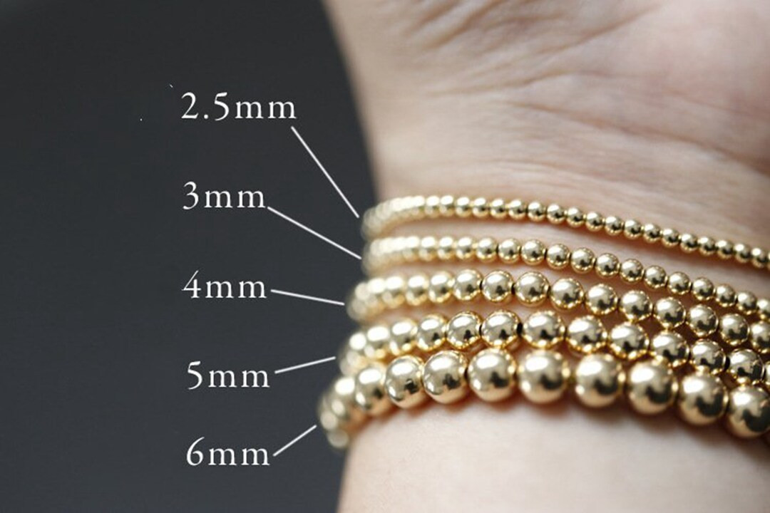 14K Gold Filled Round Beads, Gold Filled Seamless Beads, Gold Filled Bulk Beads, Glossy Ball Bead... | Etsy (CAD)