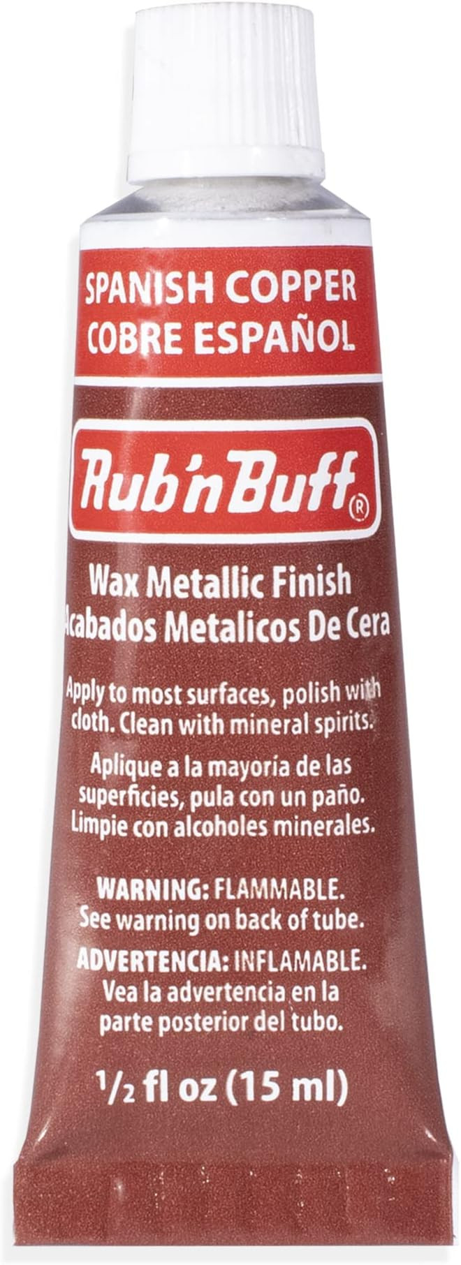 AMACO Rub n Buff Wax Metallic Finish - Rub n Buff Spanish Copper 15ml Tube - Versatile Gilding Wa... | Amazon (US)
