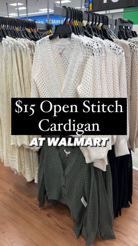 Loving this $15 open stitch cardigan from Walmart! Come in 4 color options and would be perfect for spring! Which color are you loving the most?! 

Follow me for more affordable fashion and Walmart finds! 


#LTKSeasonal #LTKstyletip #LTKfindsunder50