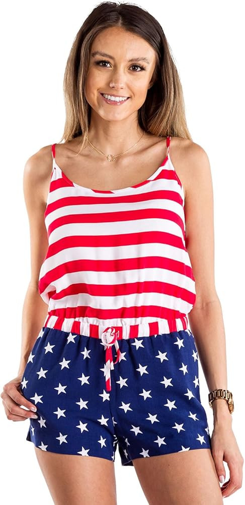 Tipsy Elves Rompers for Women - Womens Casual Sleeveless Jumpsuits - Fun Patterned Short Romper D... | Amazon (US)