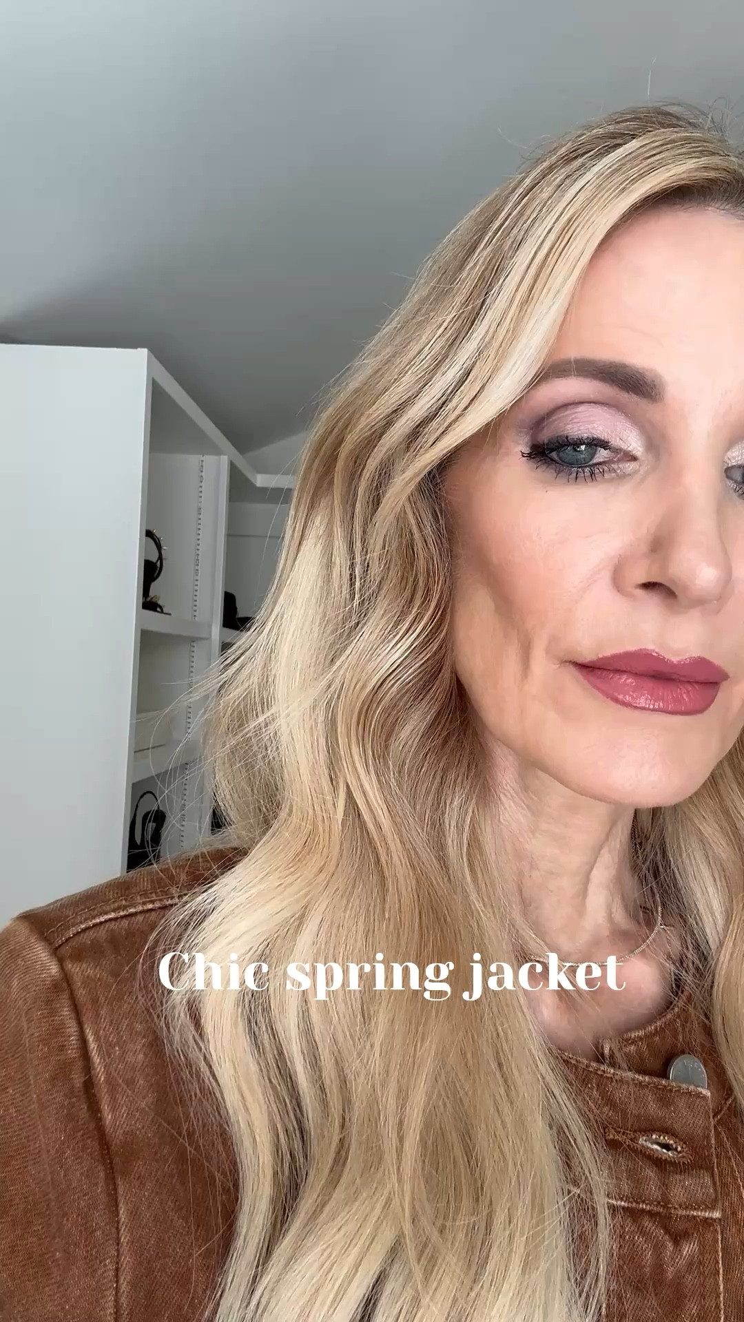 OOTD 🤎 Such a great spring outfit! I’m wearing this fabulous brown denim jacket paired with my favorite white jeans by Mother — high-waisted with the perfect ankle-length fit. Truly the best white jeans for spring and summer.

Finished the look with these super wearable clear brown heels that are under $100. Such a chic, easy combo for the season.

Everything runs true to size: wearing an XS in the jacket and 24 in the denim.



#LTKgrwm #LTKootd #LTKOver40