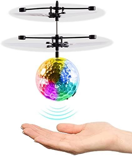 Magic Flying Ball Toy - Infrared Induction RC Drone, Disco Light LEDs, Rechargeable Helicopter - Uni | Amazon (US)
