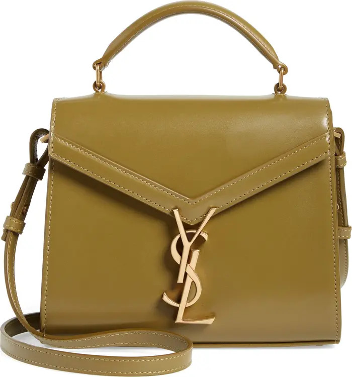 Mini Cassandra Leather Top Handle Bag | Nordstrom