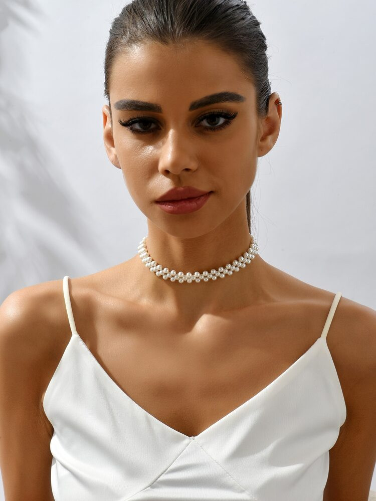 Faux Pearl Decor Necklace
       
              
              CA$3.30        
    (100+)
       ... | SHEIN