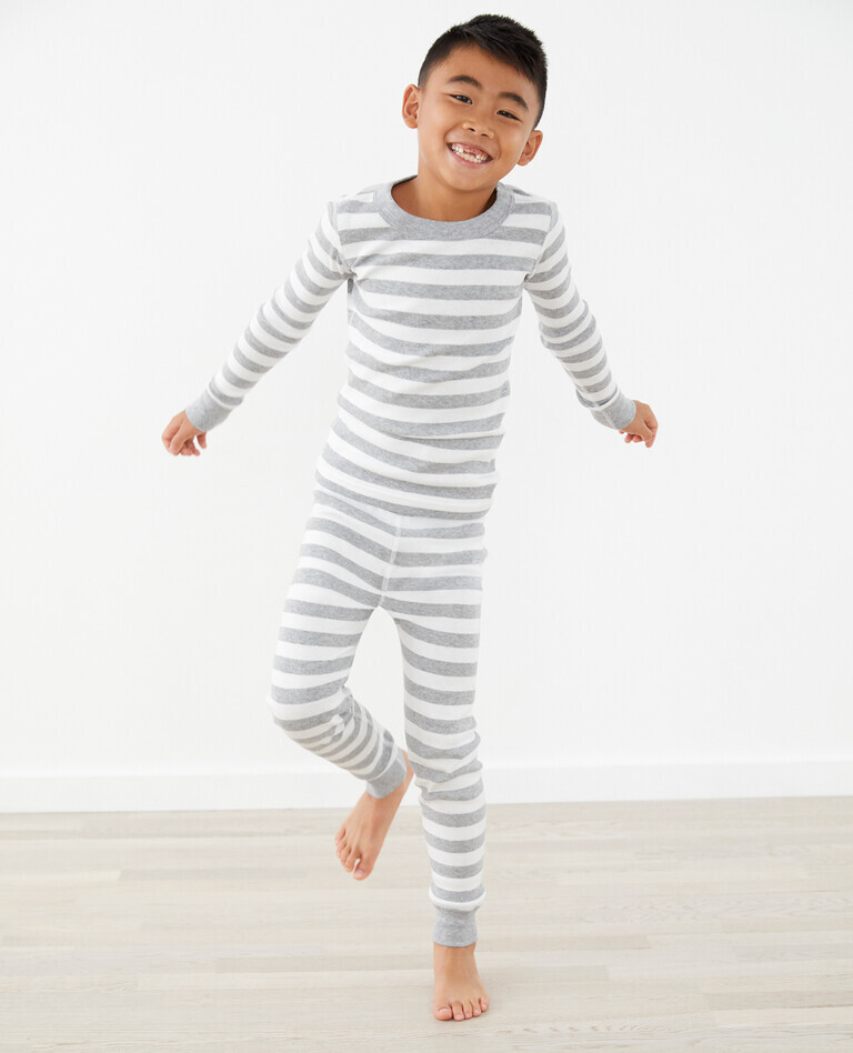 Striped Long John Pajama Set | Hanna Andersson