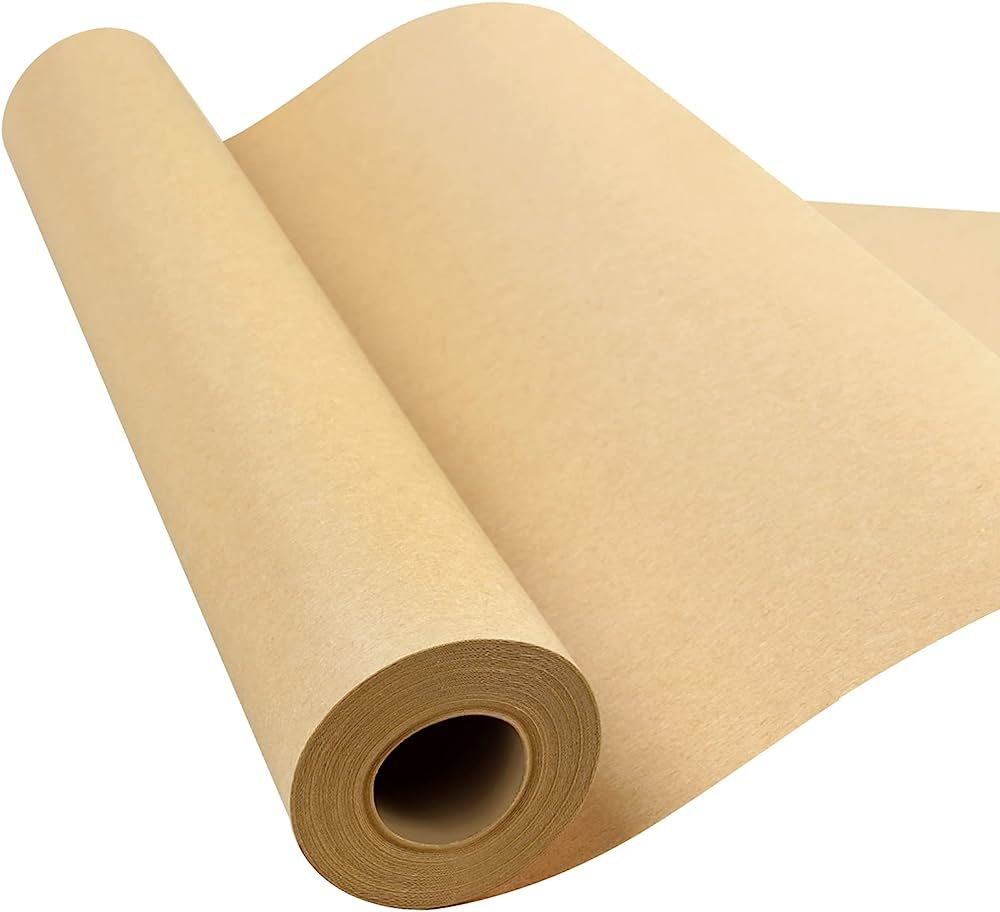 Brown Paper Roll 15"×400", Brown Wrapping Paper, Wrapping Paper, Craft Paper, Packing Paper for ... | Amazon (US)