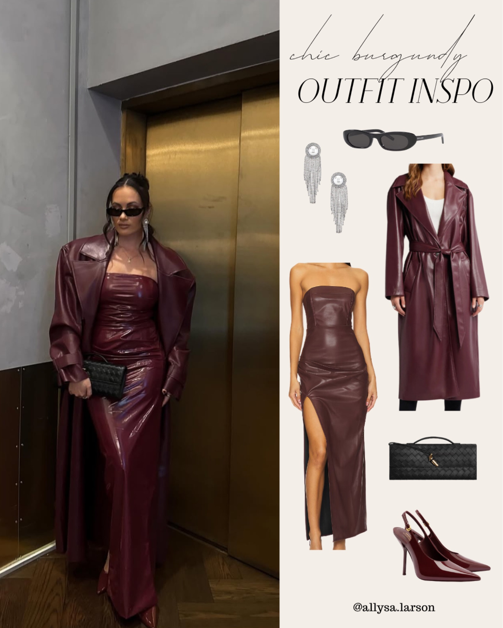 Chic date night outfit - obsessed with this burgundy monochromic look

#LTKShoeCrush #LTKStyleTip #LTKSeasonal
