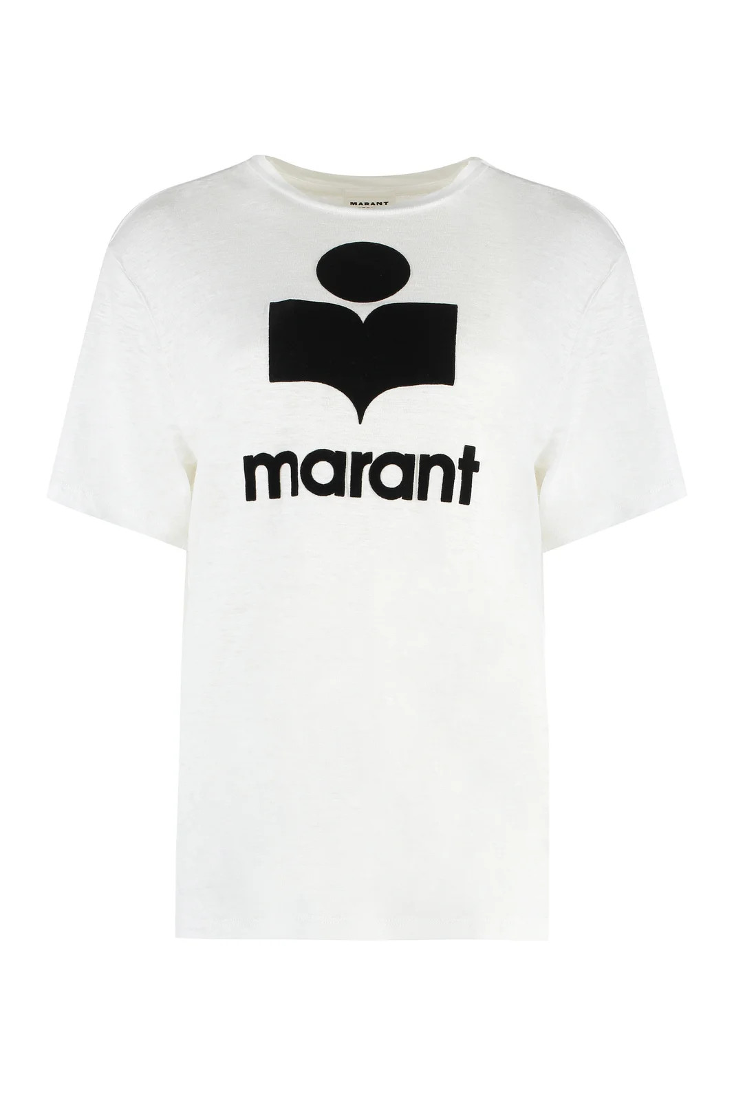 Isabel Marant Étoile Logo-Printed Crewneck T-Shirt | Cettire Global