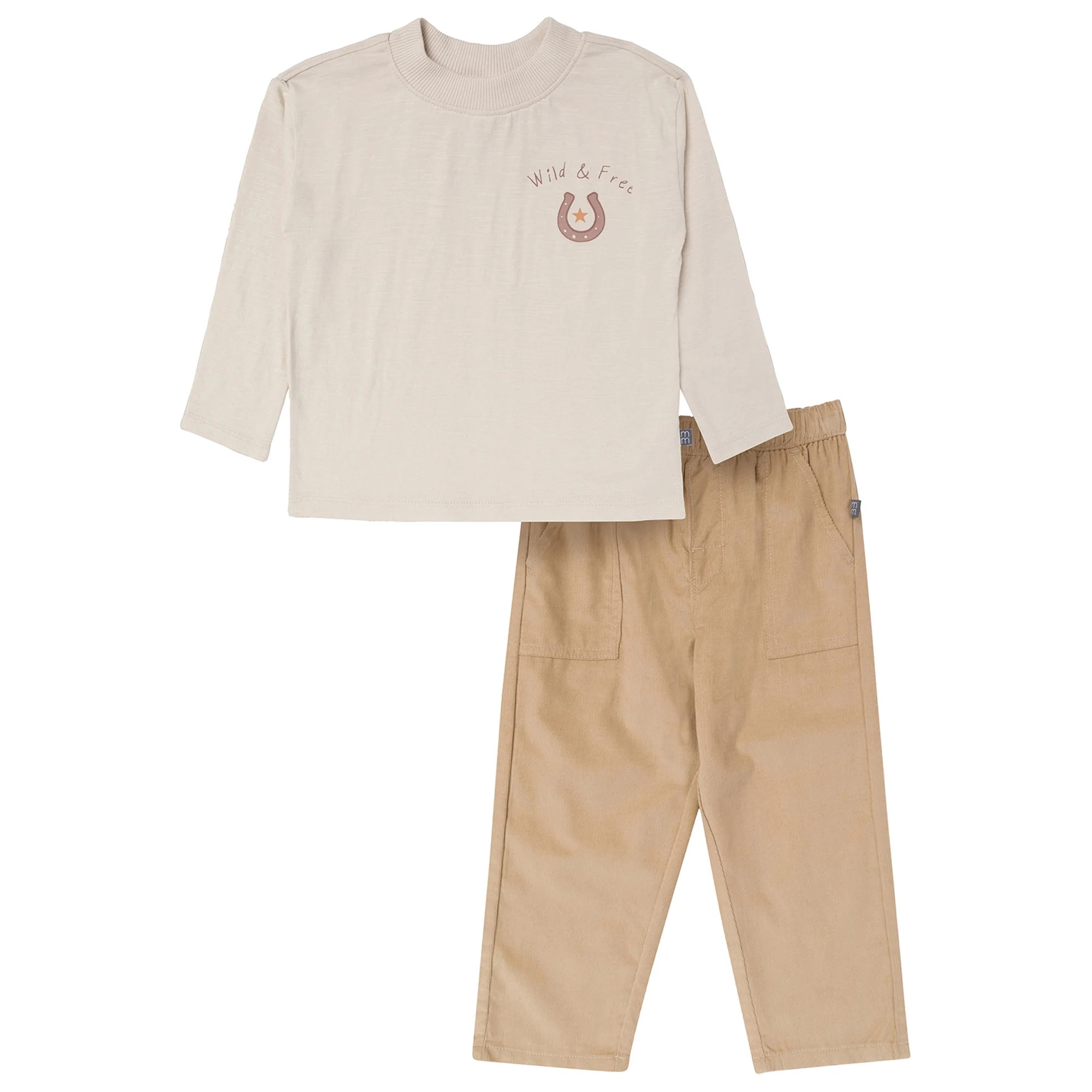 Modern Moments by Gerber Toddler Boy Graphic Tee and Pant Outfit Set, Sizes 12M-5T - Walmart.com | Walmart (US)