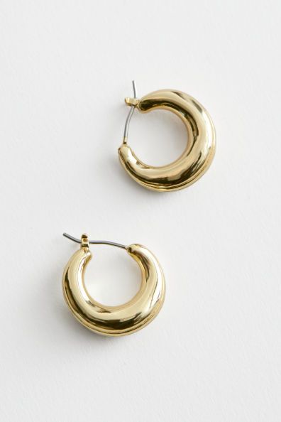 Chunky Oval Hoop Earrings | H&M (UK, MY, IN, SG, PH, TW, HK)