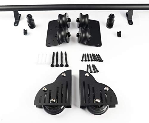 KINMADE Serene Rolling Ladder Hardware Library Sliding Ladder Hardware Kit with 39'' (1000mm) Rou... | Amazon (US)